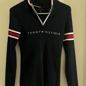 Tommy Hilfiger Blue Long Sleeve Sweater